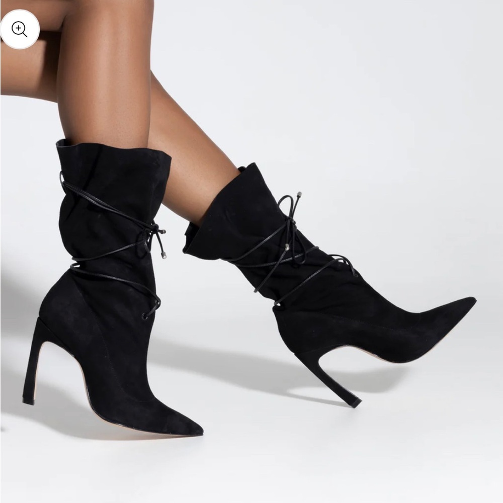 SCHUTZ suede black boots